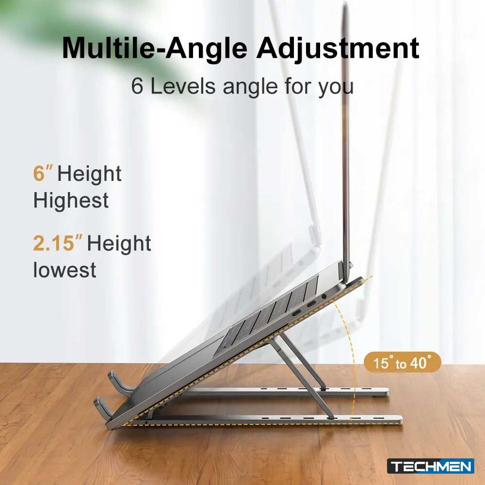 Portable Aluminum Folding Laptop Stand In Pakistan Techmen